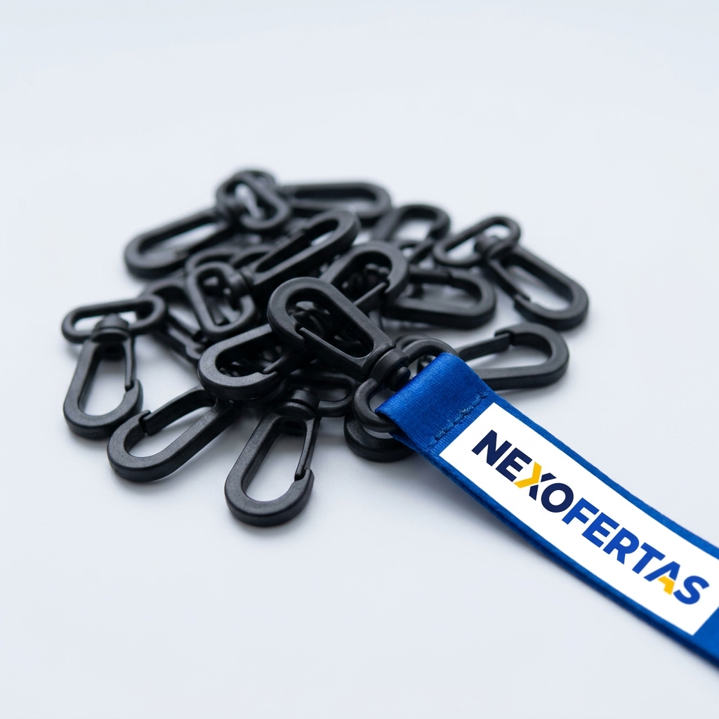 [NX-gancho-plastico-abs-negro] Ganchos plásticos ABS negros (paquete de 100)