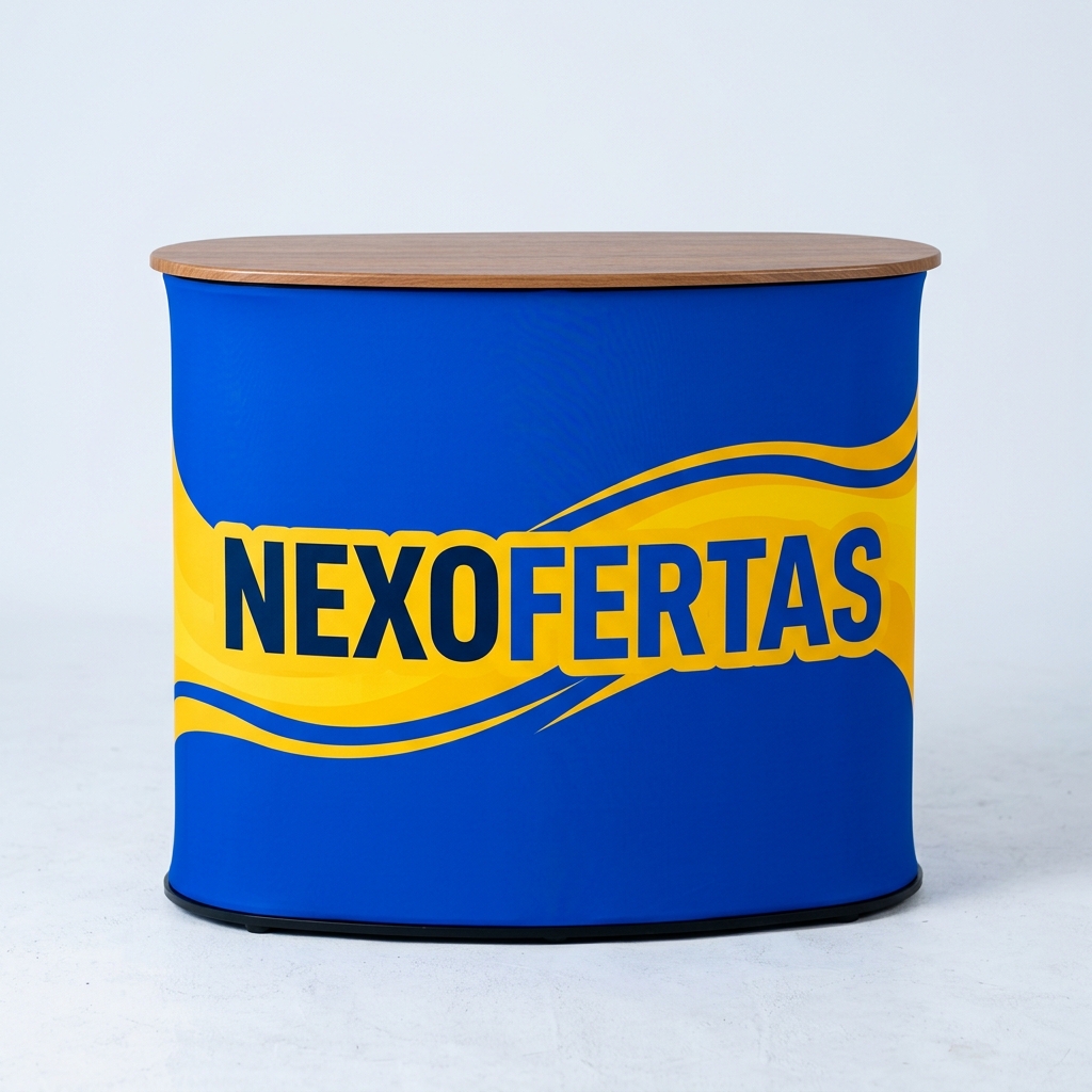 [NX-mostrador-promocional-booth] Mostrador promocional portátil